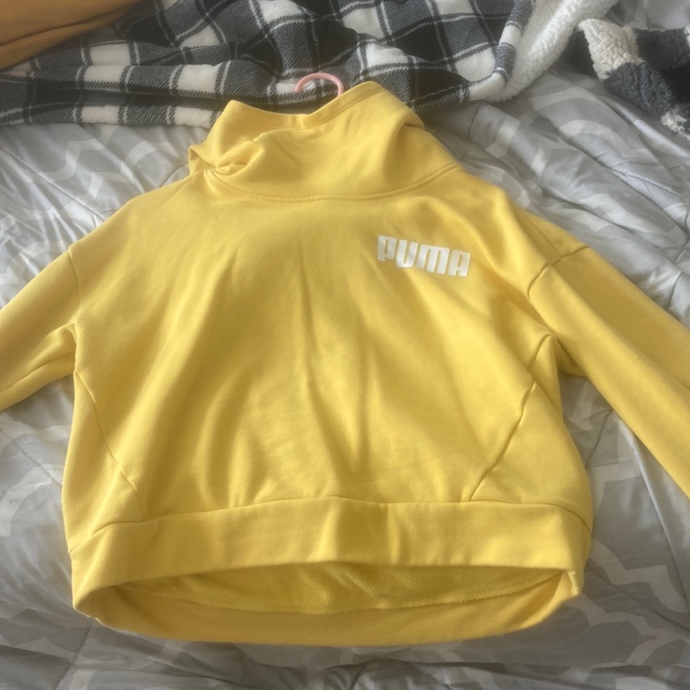 Yellow Puma Hoodie